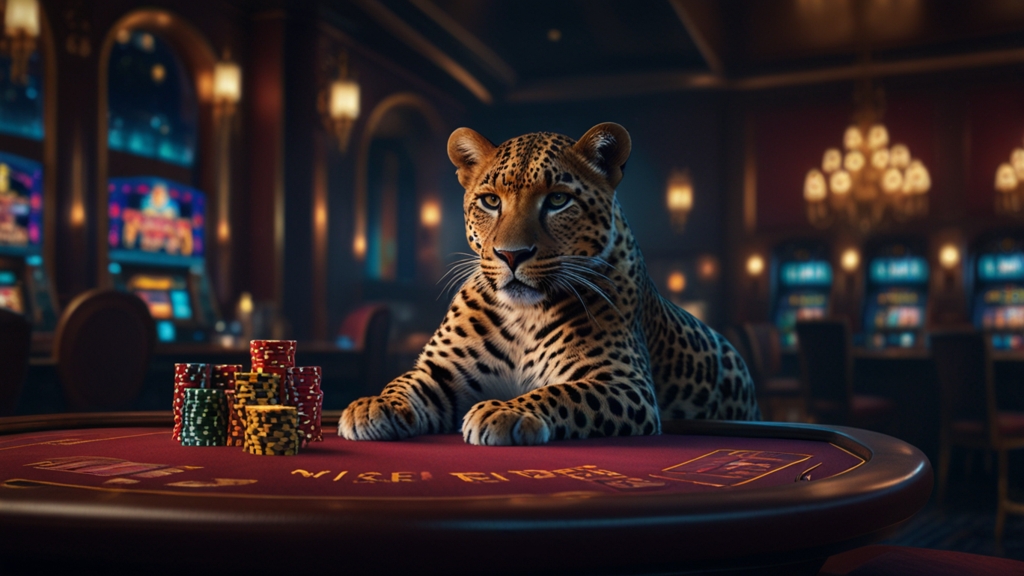 Dashboard con condizioni del bonus di benvenuto in atmosfera casinò scura