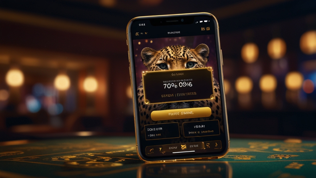 Schermata con campo codice promo in un ambiente casinò scuro